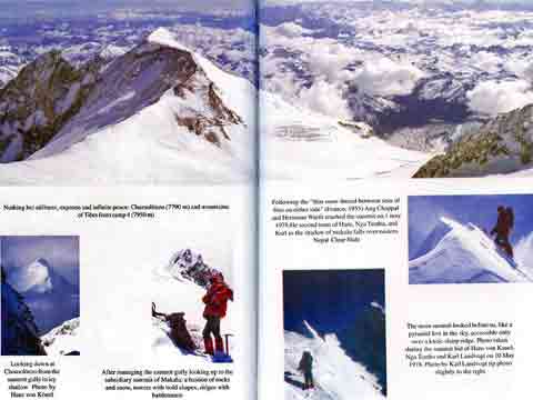 
Chomolonzo from Camp IV, Makalu Subsidiary Summit, Knife Edge Ridge To Makalu Summit, Ang Chappal On Makalu Summit May 1, 1978 - Makalu In Simple Harmony book
